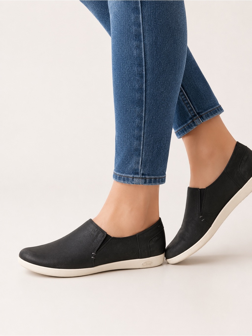 Chaco Women's Black Slip-On Casual Sneakers
